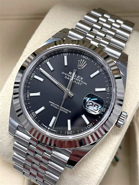 rolex datejust 41 grey dial men's watch 126334|rolex datejust 41 126334 price.